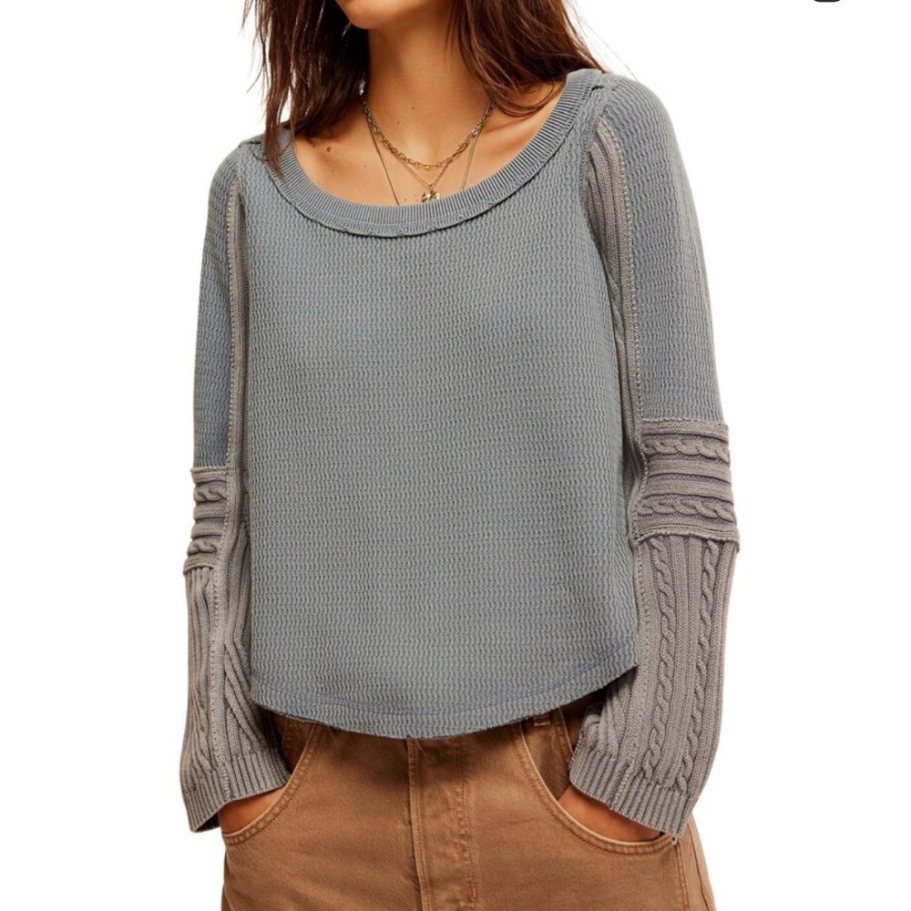 We The Free Gray/Blue’ish Women's Top